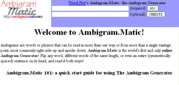 ambigram creator online