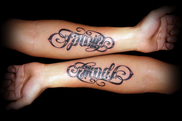 27 Ambigram Tattoo Designs That Will Make You Flip