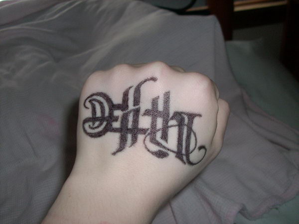 18 Insane Ambigram Tattoos That Are Reversible