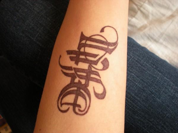 double meaning ambigram tattoo generator