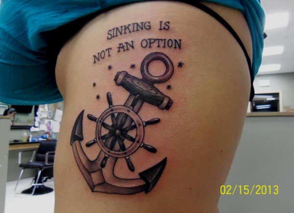 Details more than 75 steering wheel and anchor tattoo  thtantai2