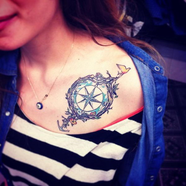 46-anchor-and-compass-collar-bone