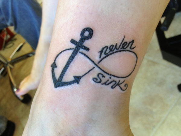 25 Wonderful Anchor Tattoos On Ankle  Tattoo Designs  TattoosBagcom