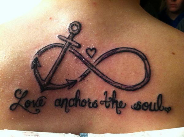 anchor tattoo with infinity symbol  YouTube