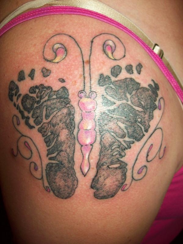 30+ Cute Baby Footprint Tattoos - Hative