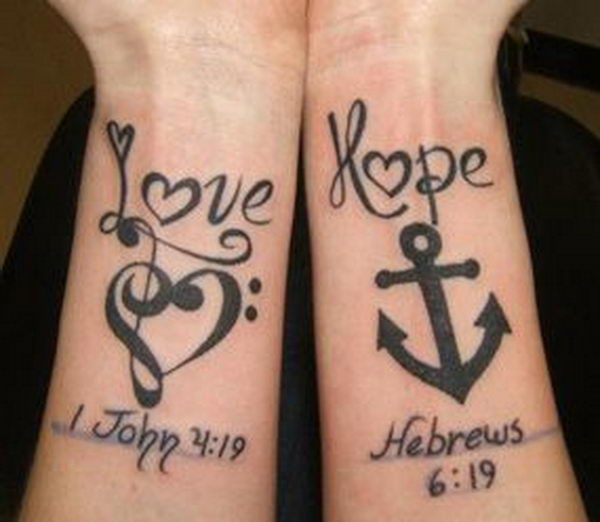 bible verse tattoos wrist