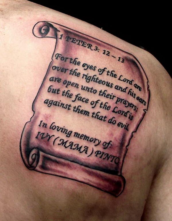 75 Best Bible Verses Tattoo Designs  Holy Spirits 2019