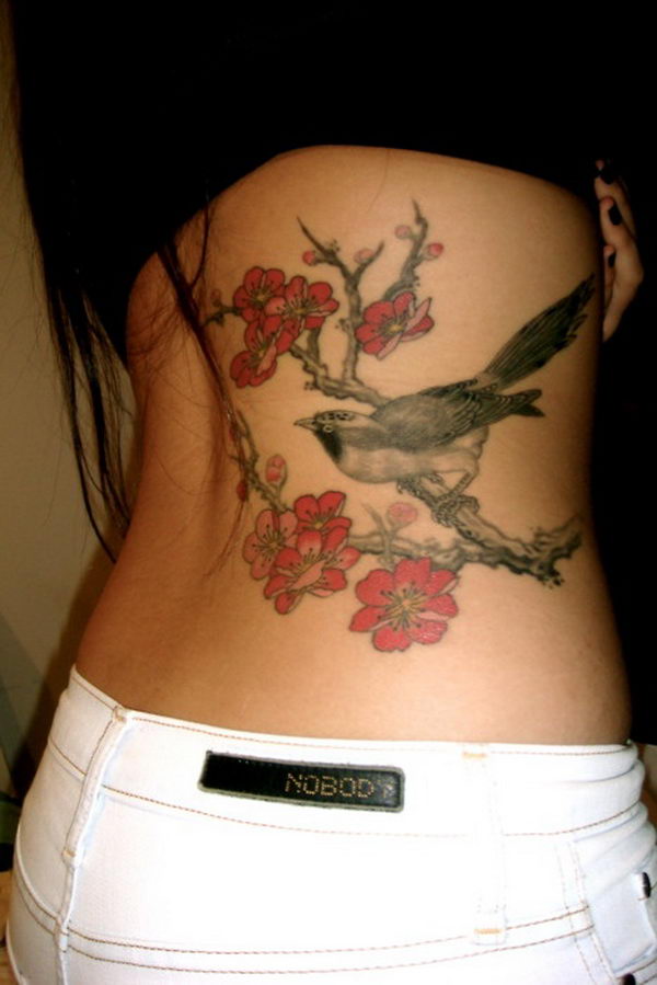 40+ Cute Cherry Blossom Tattoo Design Ideas - Hative