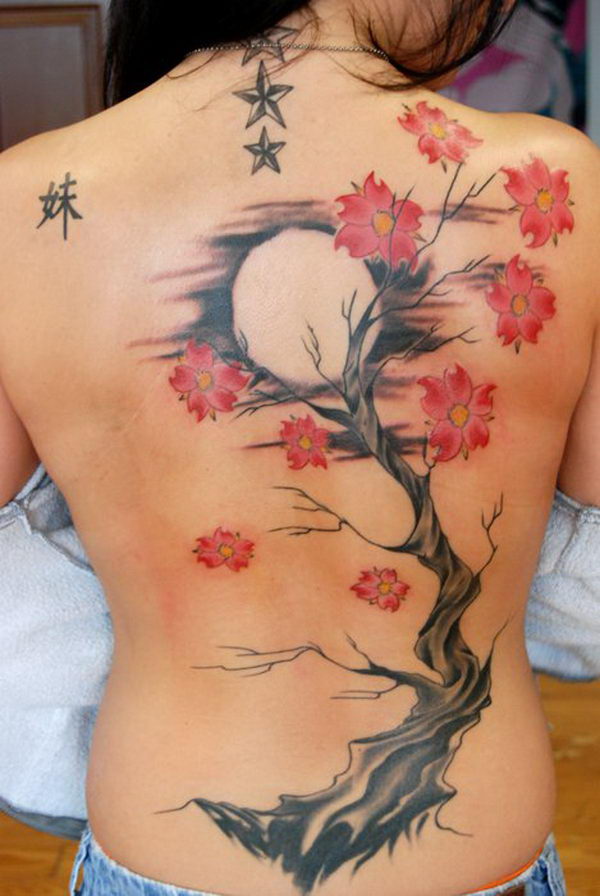 40+ Cute Cherry Blossom Tattoo Design Ideas - Hative