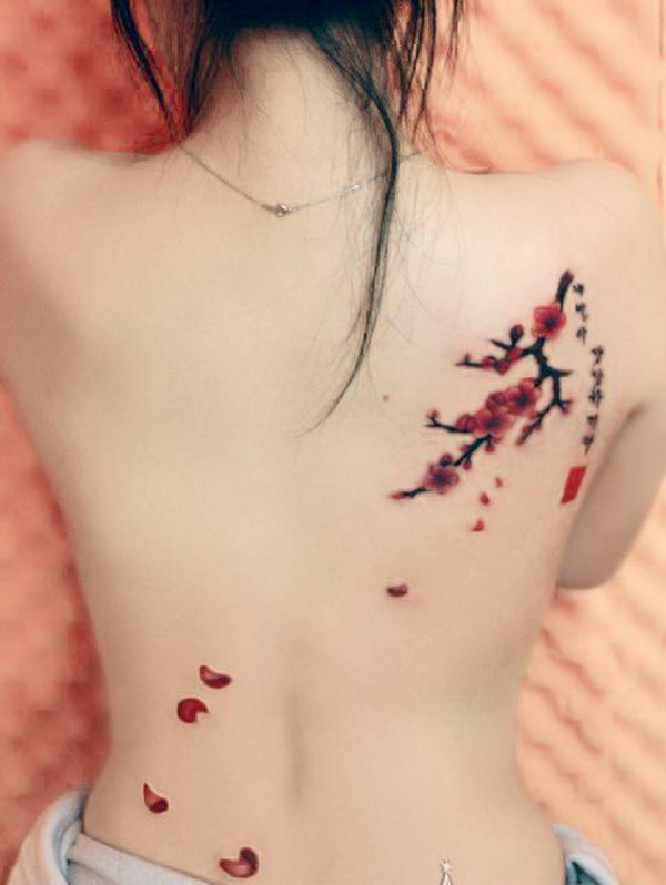 40 Cute Cherry Blossom Tattoo Design Ideas Hative