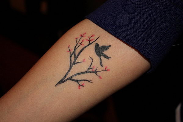 40+ Cute Cherry Blossom Tattoo Design Ideas - Hative