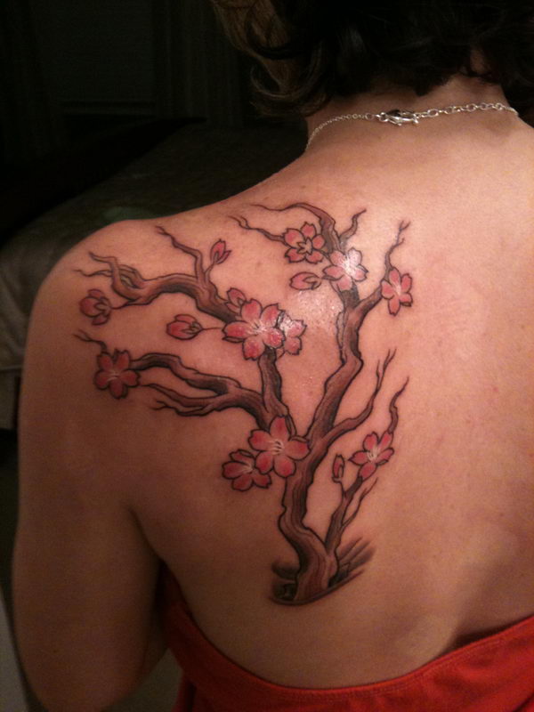 40+ Cute Cherry Blossom Tattoo Design Ideas - Hative