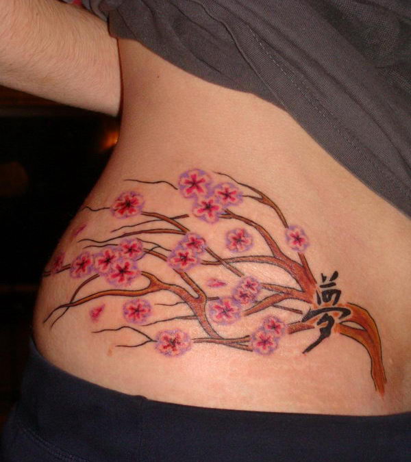 40+ Cute Cherry Blossom Tattoo Design Ideas Hative