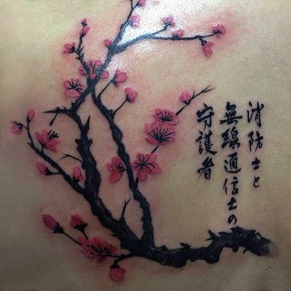 40+ Cute Cherry Blossom Tattoo Design Ideas - Hative