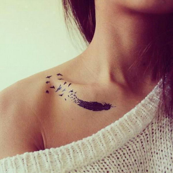 30 Inspiring Quote Tattoos for Girls on Collar Bone  EntertainmentMesh