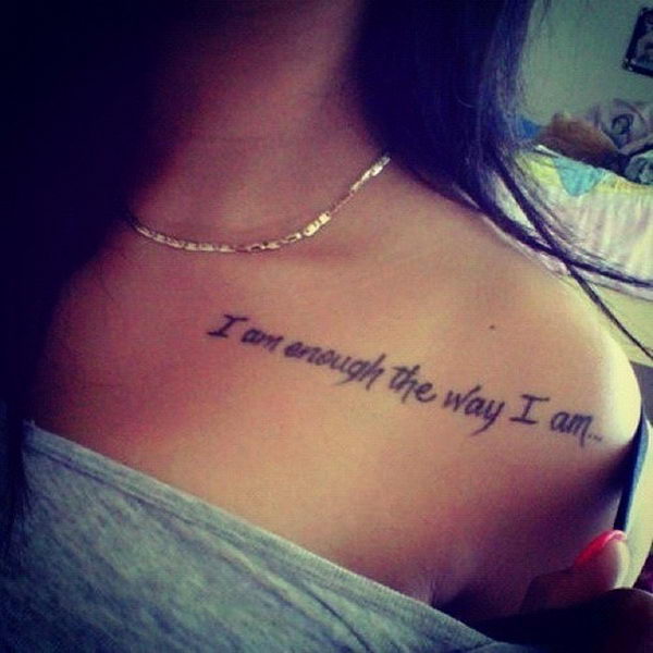 collar bone tattoos for women quotes