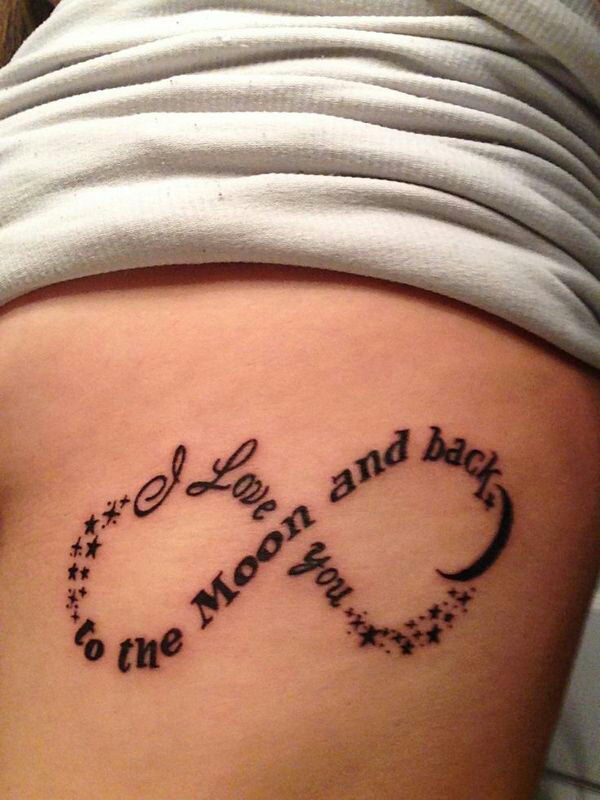 Moon and Back Tattoo  Etsy