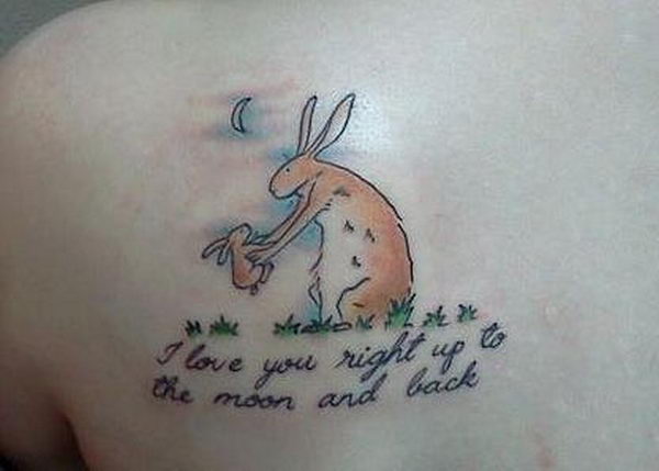 20+ I Love You to The Moon and Back Tattoo Ideas - Hative