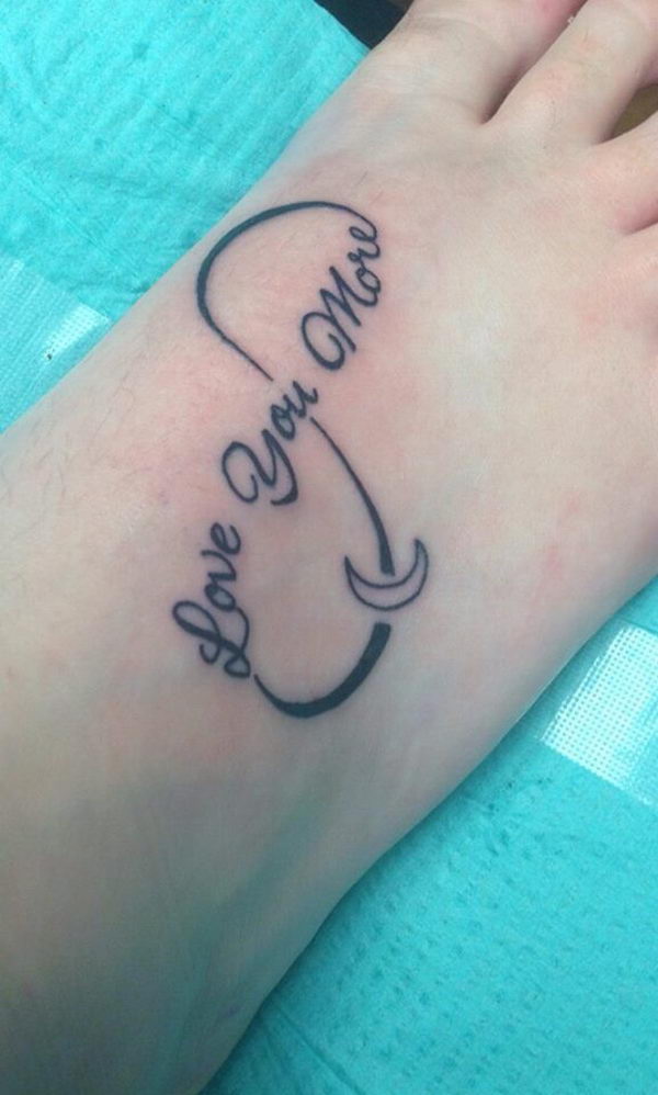 20+ I Love You to The Moon and Back Tattoo Ideas - Hative