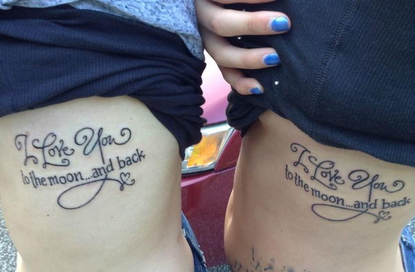 I Love You To The Moon And Back Tattoo Ideas Hative