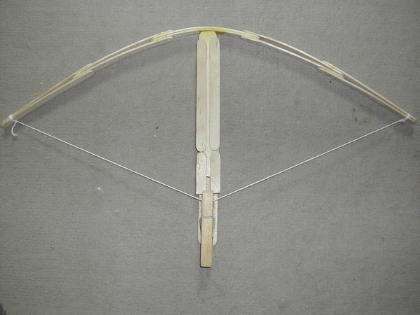 how to make a powerful bow using popsicle sticks and