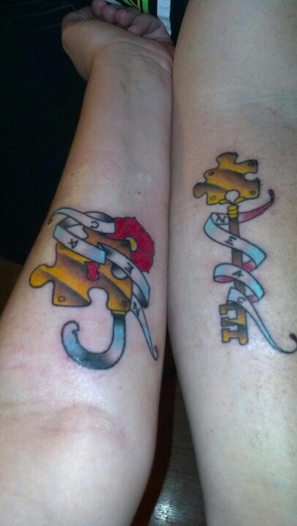 50 Matching Couple Tattoo Ideas To Try with Your Significant Other   Hairstyle