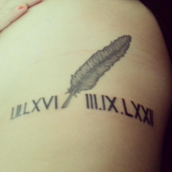 30 Cute Roman Numeral Tattoos - Hative