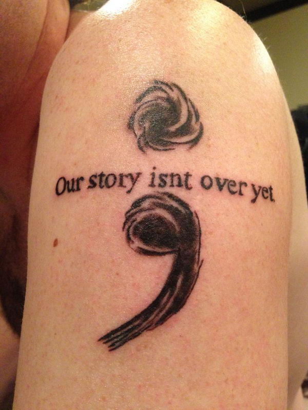 20+ Cute Semicolon Tattoo Design Ideas - Hative