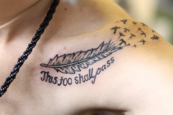 Wildflowers  Fine Line Tattoo on Instagram Nothing is permanent   meaningfulquotes scripttattoo tattoodesign smalltattoo shouldertattoo  finelinetattoo finelinework