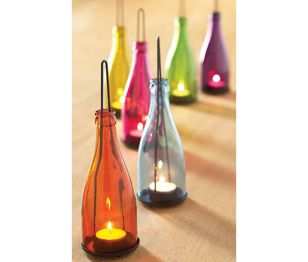 Colorful Bottle Lantern. 