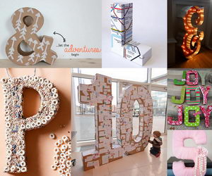 3D Cardboard Letters  Cardboard letters, Large cardboard letters