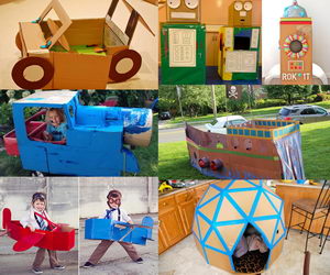 30 Creative DIY Cardboard Playhouse Ideas 2023