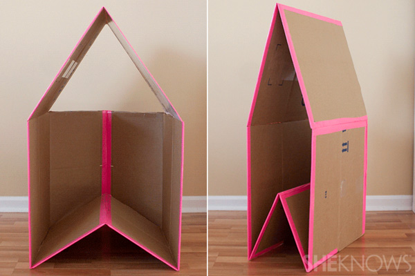 30 Creative DIY Cardboard Playhouse Ideas Hative