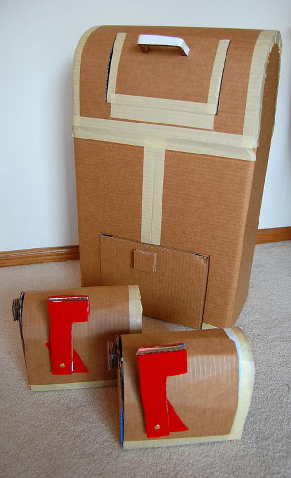 30 creative diy cardboard playhouse ideas - hative