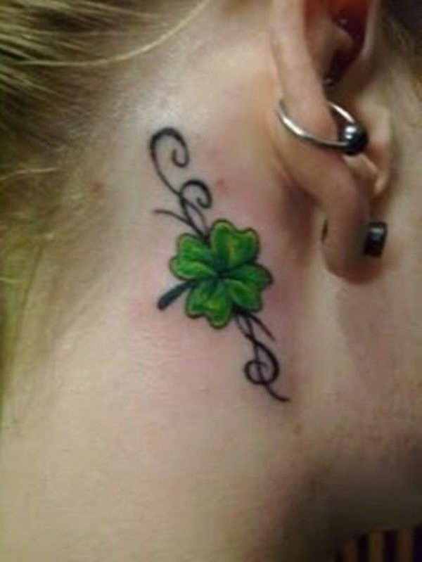 30+ Cute Four Leaf Clover Tattoos - Hative