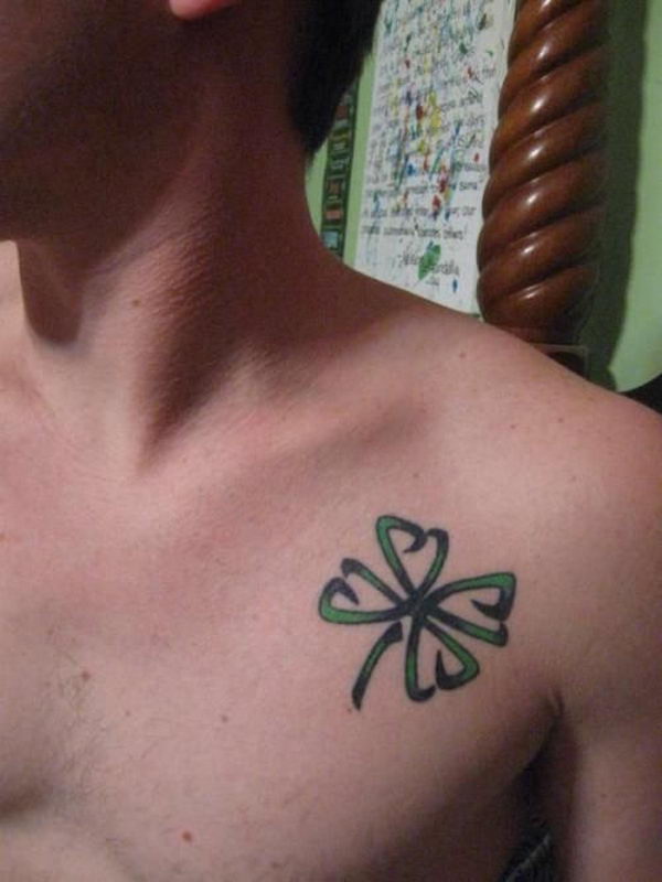 four leaf clover tattoo ideas
