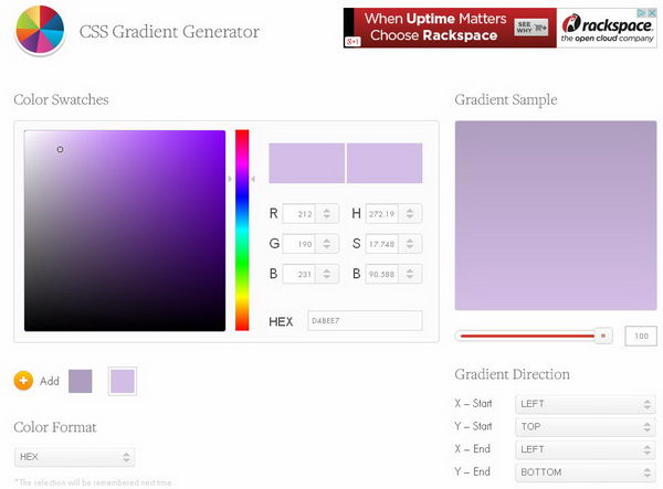 color code generator css