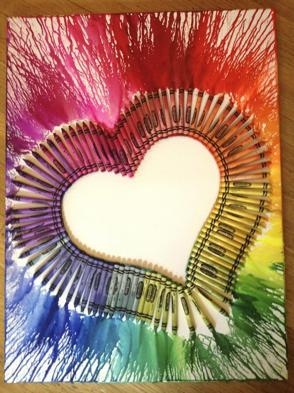 30+ Cool Melted Crayon Art Ideas - Hative