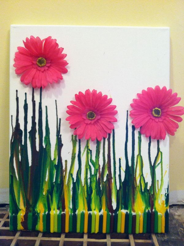 30+ Cool Melted Crayon Art Ideas Hative