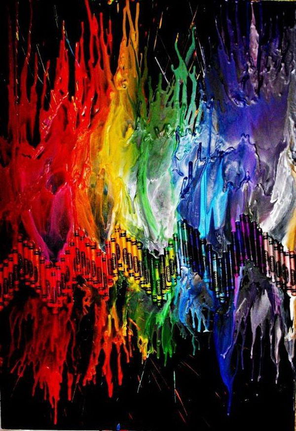 Crayon Melting Art Ideas