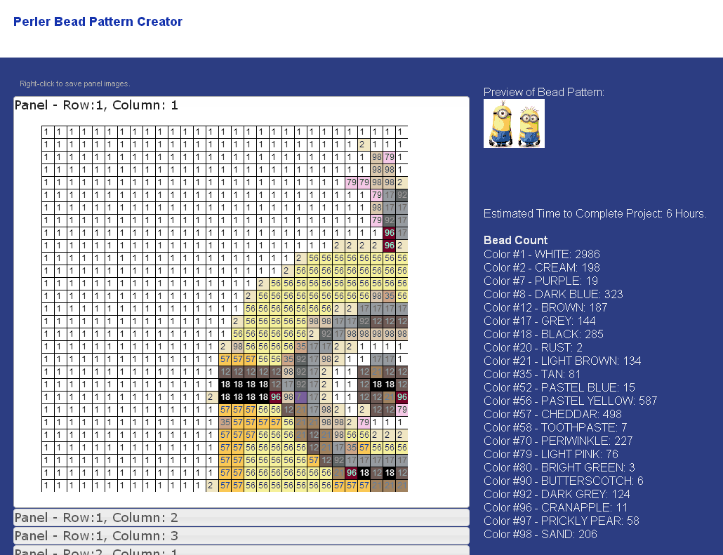 seed bead pattern creator