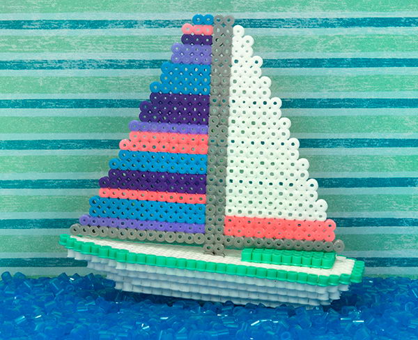 perler beads sailboat projects creative amazing bead 3d patterns pattern summer hama cool homemade hative sailing boats pearler diycraftsguru source