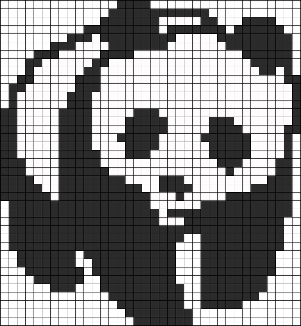 26 panda perler beads patterns