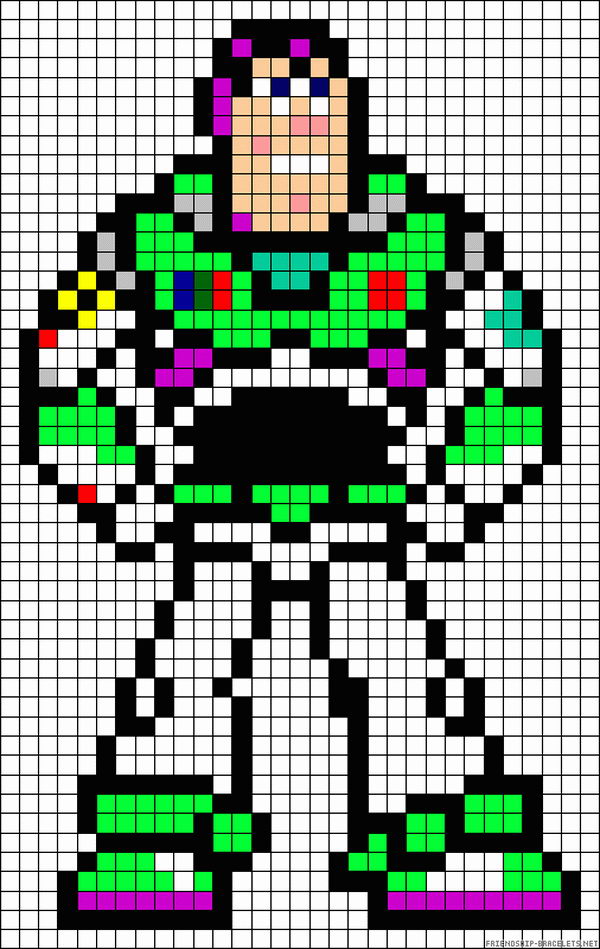 hama beads buzz lightyear