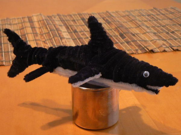 pipe cleaner animals crafts animal shark cleaners diy craft hative source