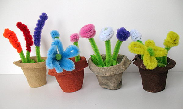 3-styrofoam-cup-spring-flower-pots