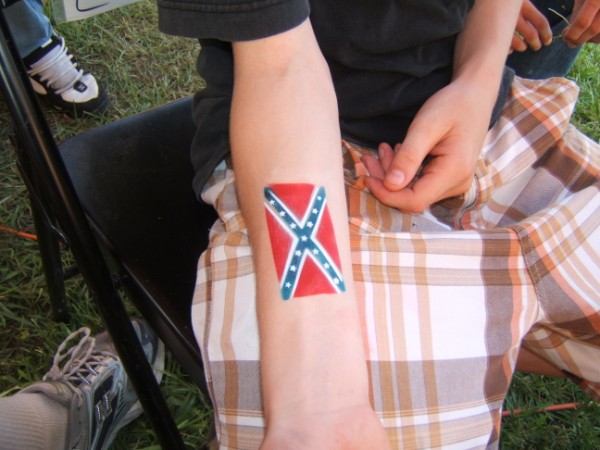 confederate flag chevy tattoos