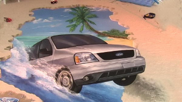 Ford Painting in Mexico.