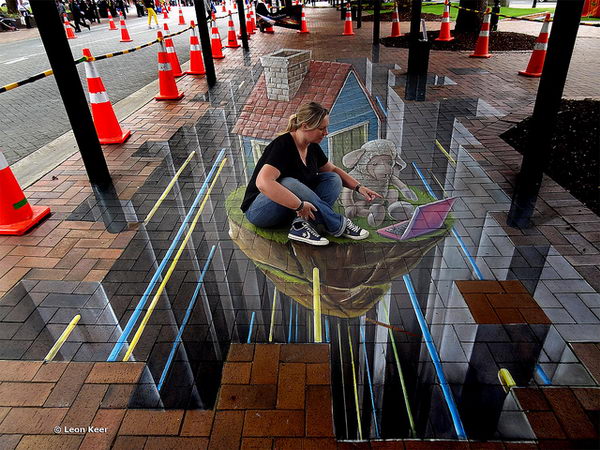 30 Amazing 3D Street Art Hative