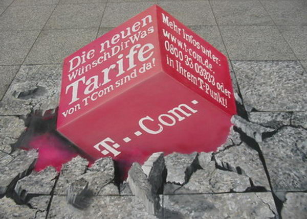 3D Street Painting Advertising.